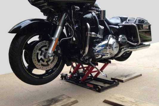 Using a Motorcycle Jack With Your Center Stand